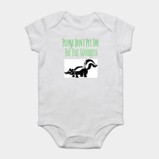 Skunk Fart Squirrels Baby Bodysuit